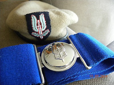 SAS beret and regimental belt